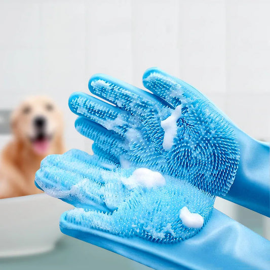 Silicone Bath-time Gloves