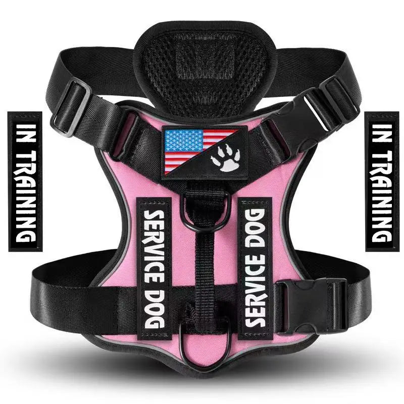Reflective Dog Vest Harness with 5 PCS Patches