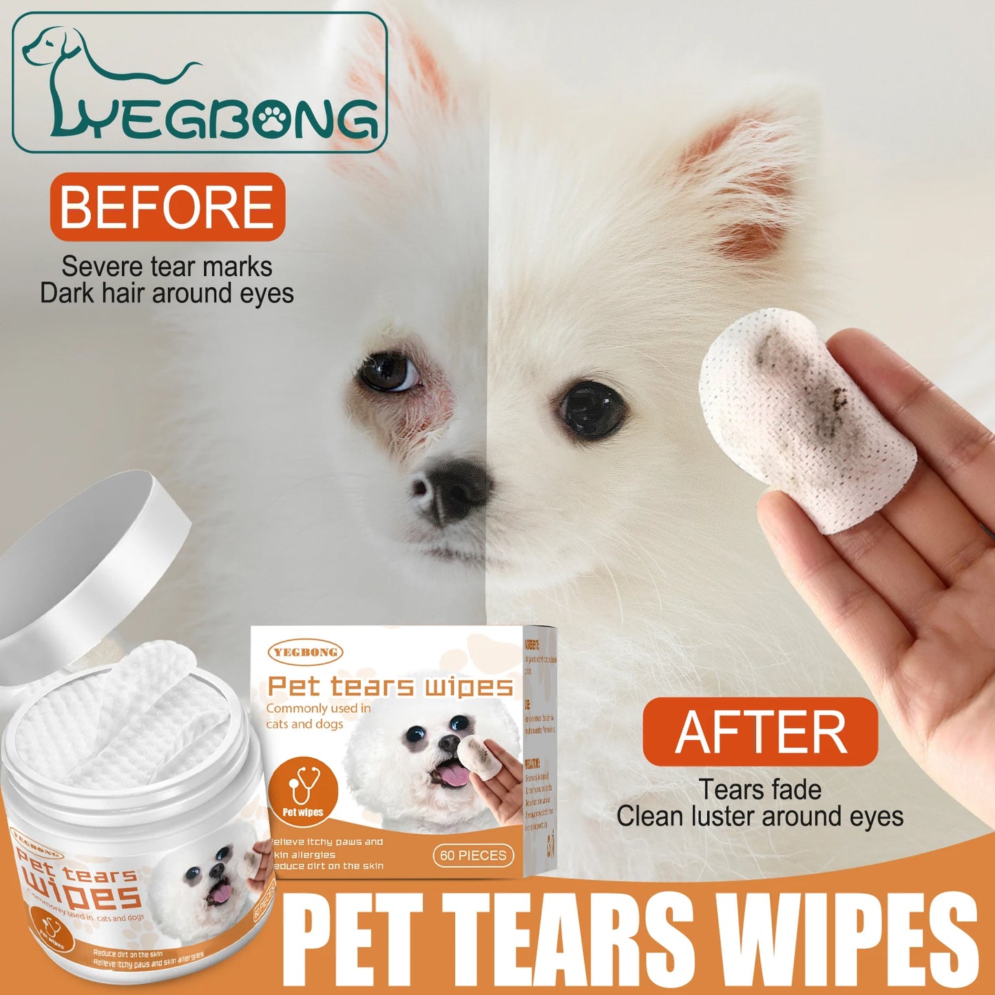 Tear Stain Wipes