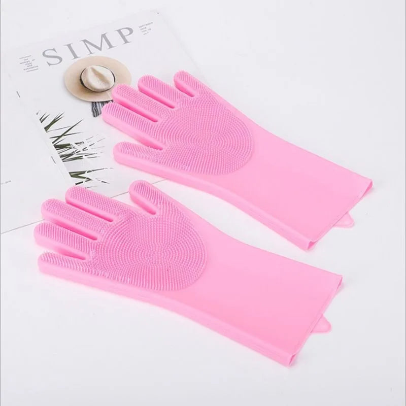 Silicone Bath-time Gloves