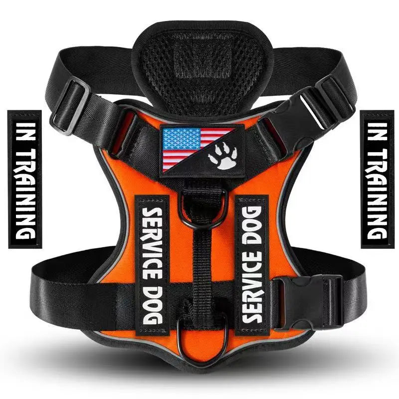 Reflective Dog Vest Harness with 5 PCS Patches