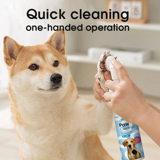Paw Cleaning Foam with Brush