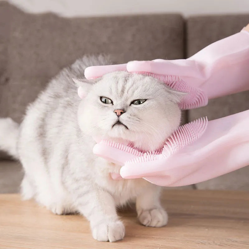 Silicone Bath-time Gloves