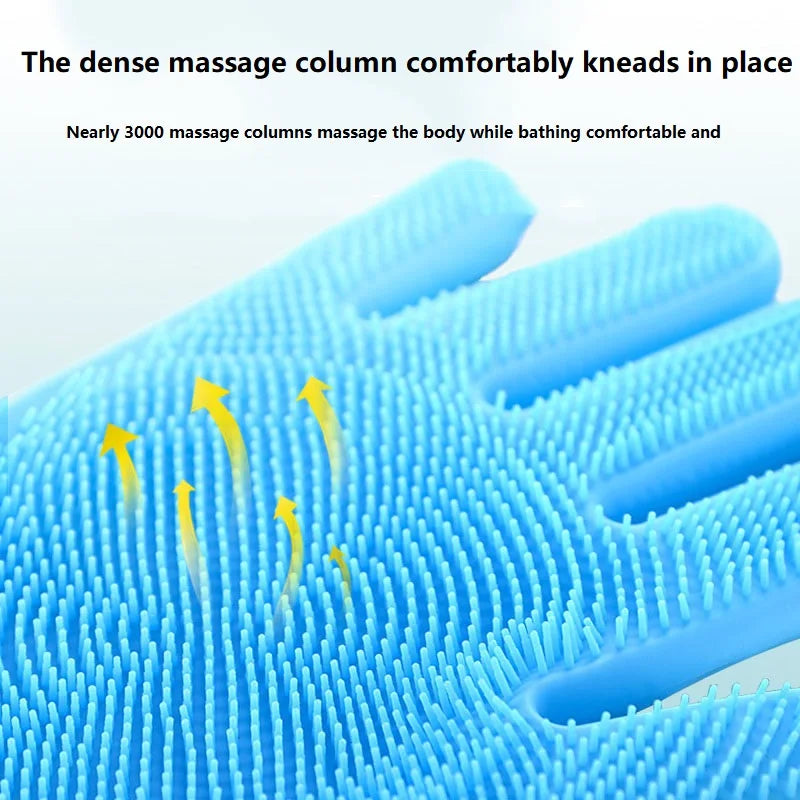 Silicone Bath-time Gloves