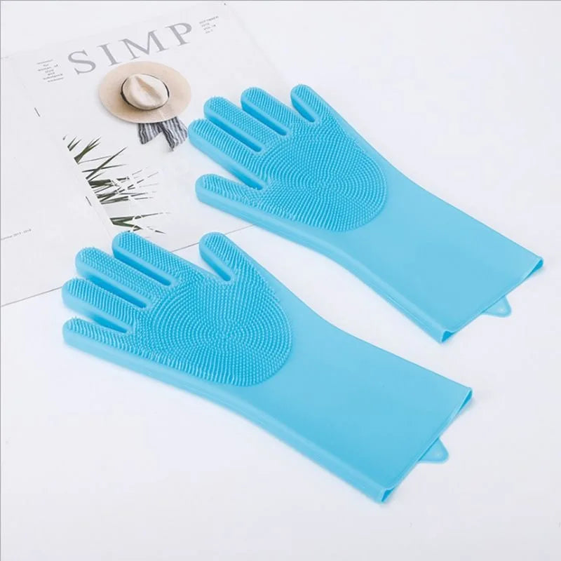 Silicone Bath-time Gloves