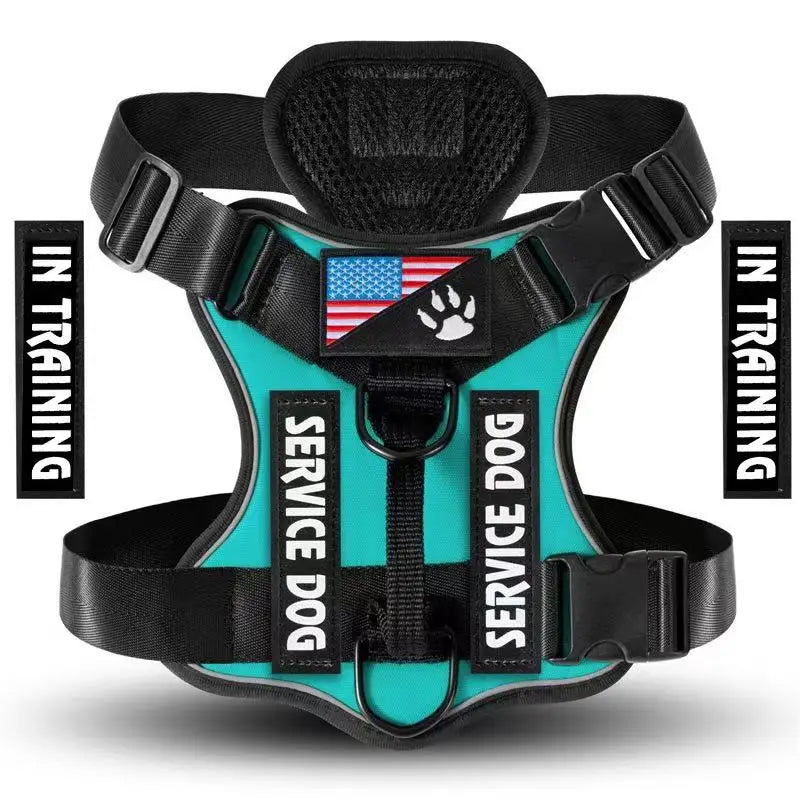 Reflective Dog Vest Harness with 5 PCS Patches