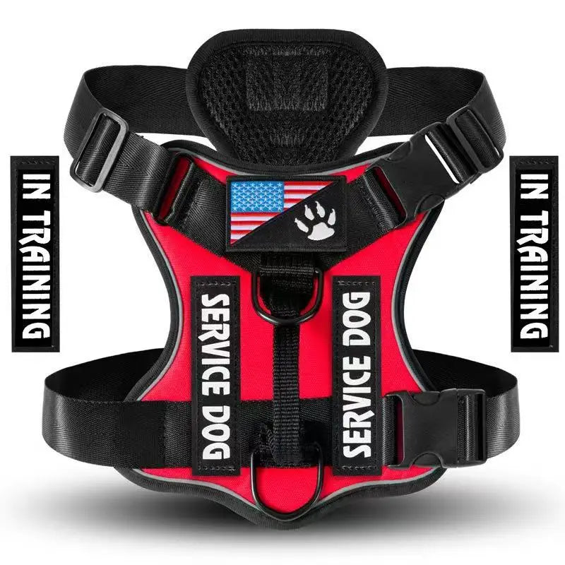 Reflective Dog Vest Harness with 5 PCS Patches