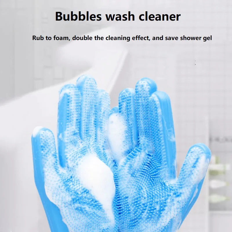 Silicone Bath-time Gloves